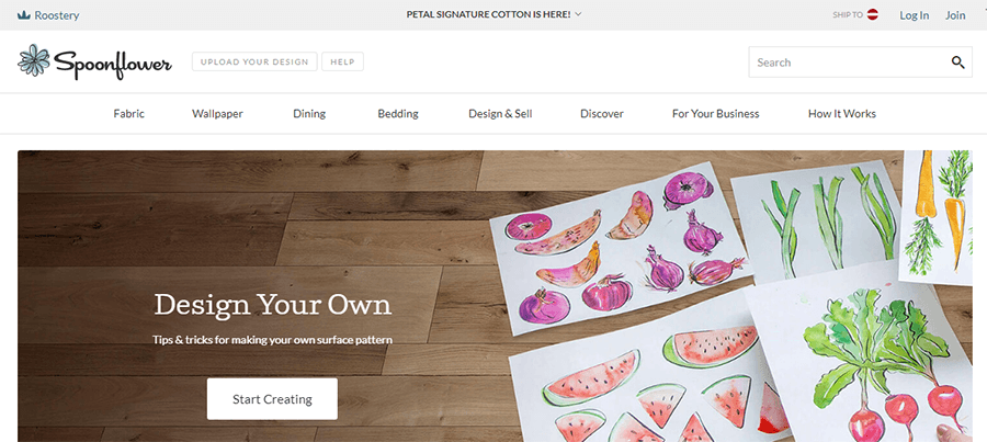 handmade marketplaces multimerch spoonflower