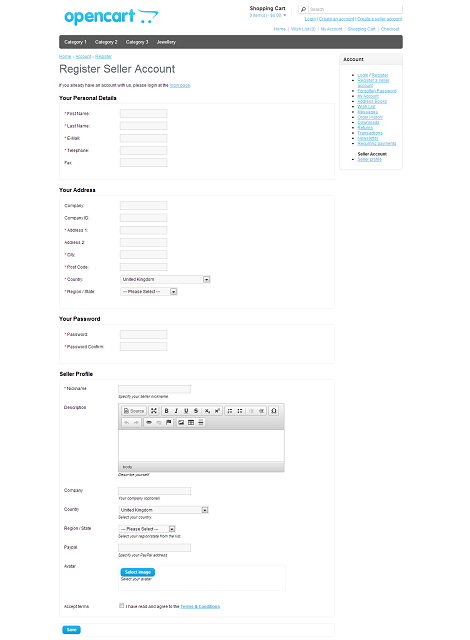 Register Seller Account