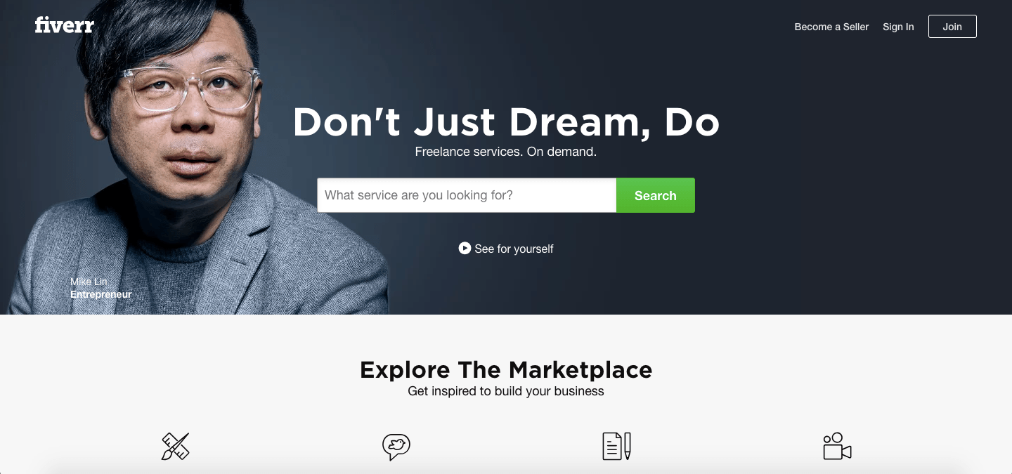 fiverr digital marketplace
